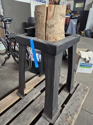 Kloofblok/tafel, zwart